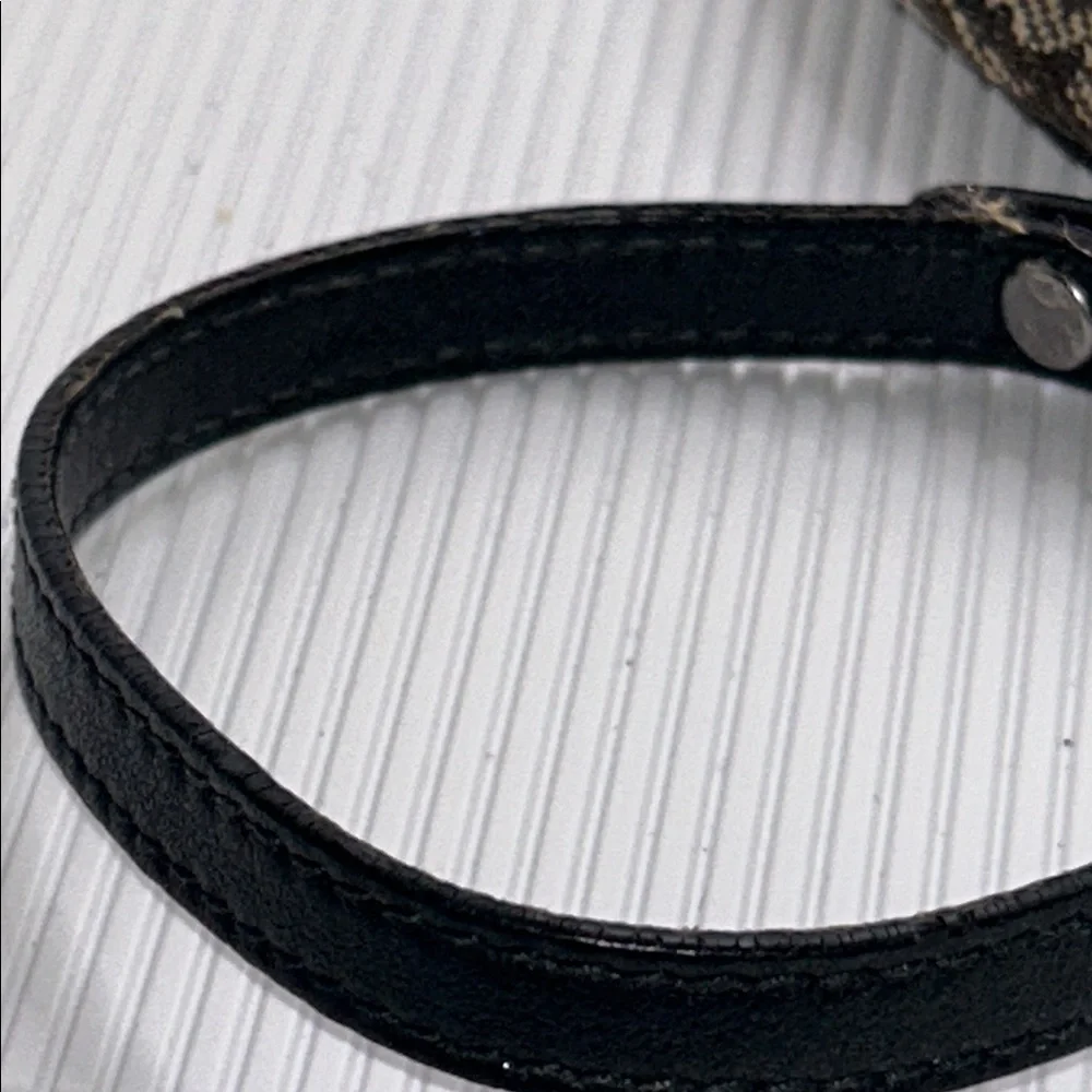 Christian Dior Brown Vintage Saddle Bag Canvas Shoulder Bag - Picture 9 of 16